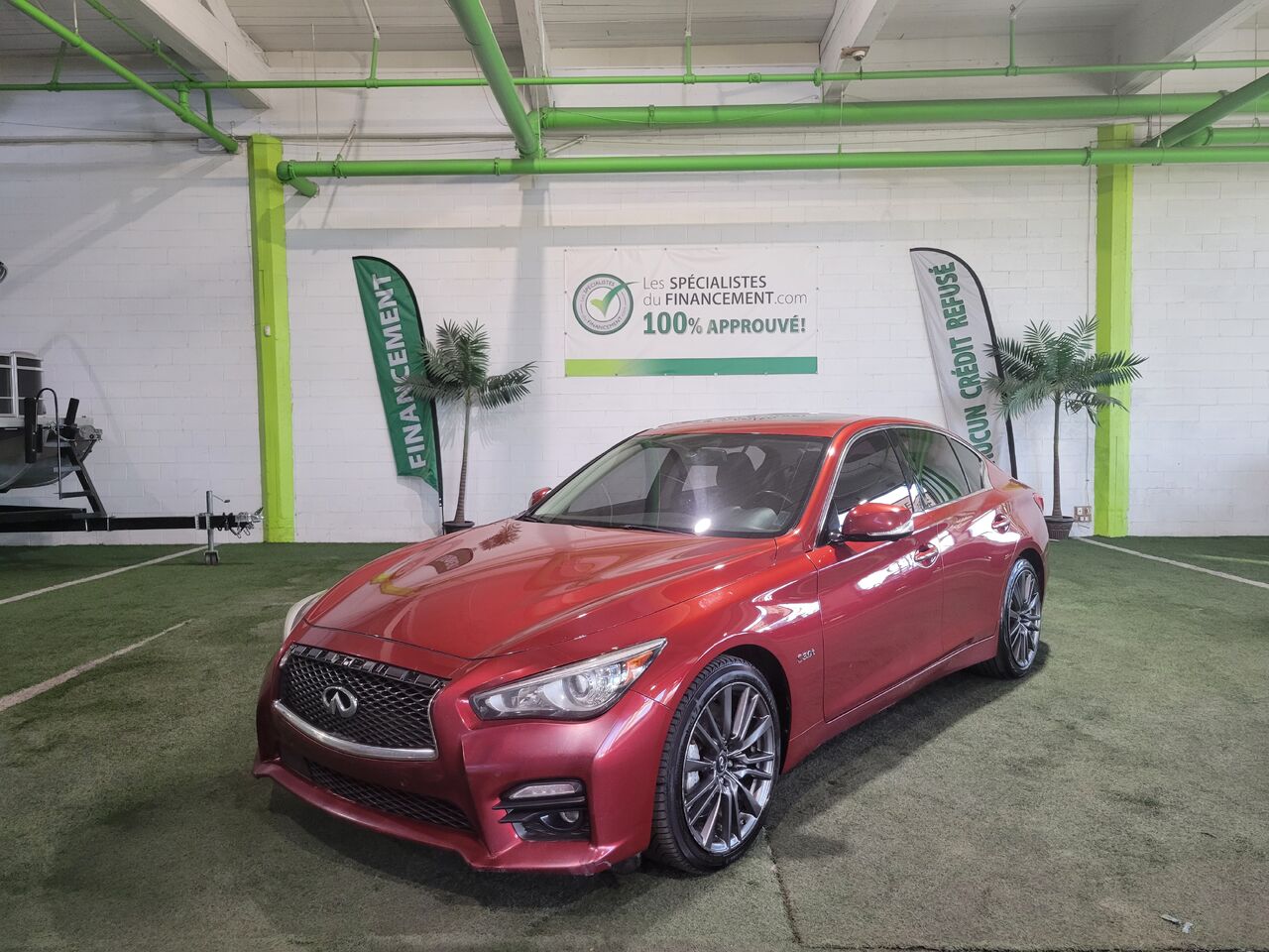 2016 INFINITI Q50 Red Sport 400 AWD