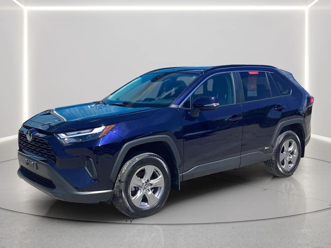 Blue 2025 Toyota RAV4 Hybrid XLE AWD SUV / Crossover All-Wheel Drive Continuously Variable Transmission