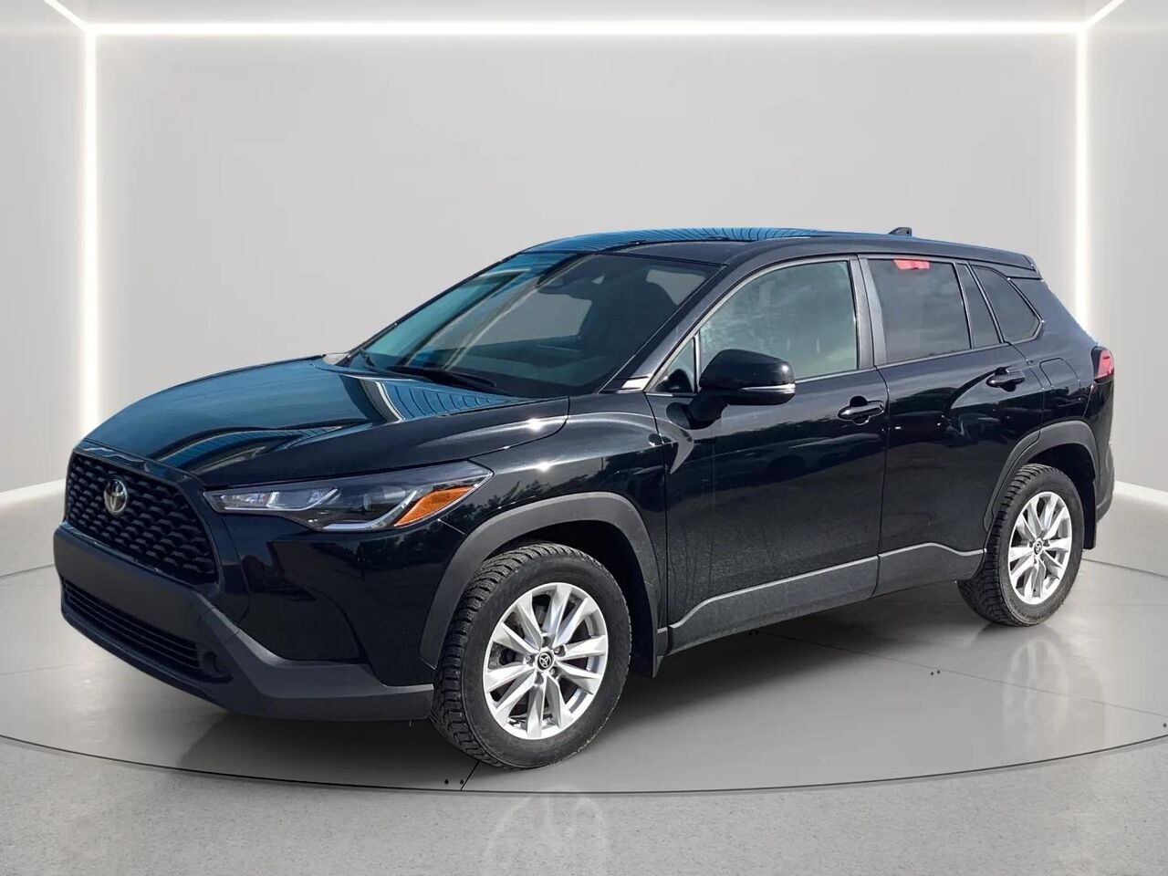Black 2023 Toyota Corolla Cross LE AWD SUV / Crossover All-Wheel Drive Automatic