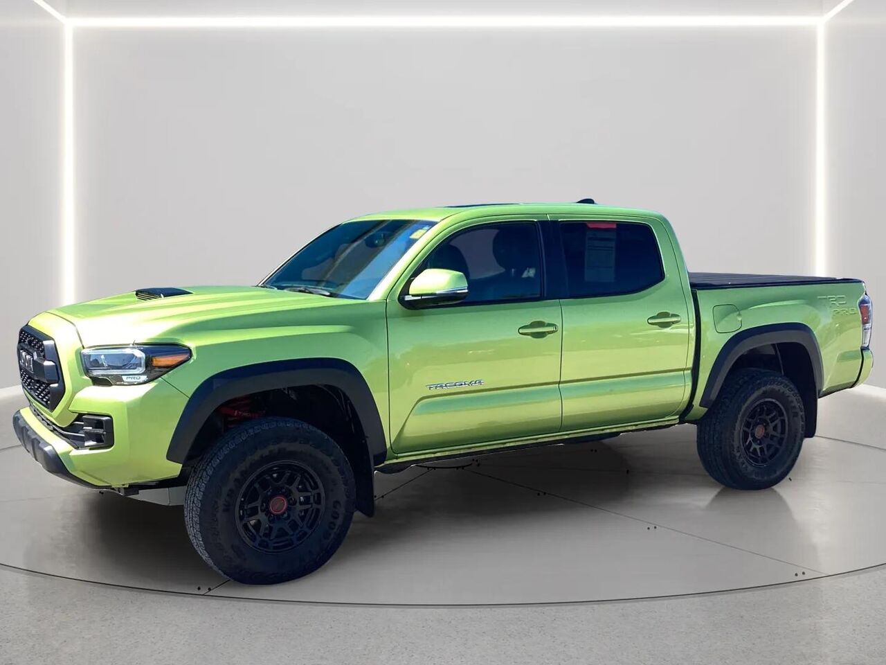 Green 2022 Toyota Tacoma TRD Pro Double Cab 4WD Pickup Truck Four-Wheel Drive Automatic