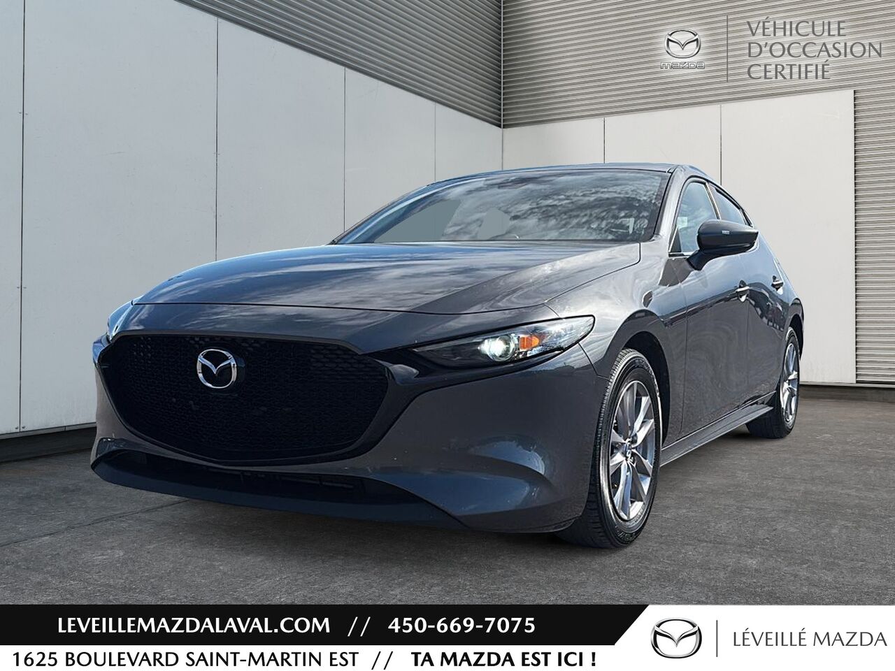 Gray 2020 Mazda MAZDA3 Sport GX FWD Hatchback Automatic