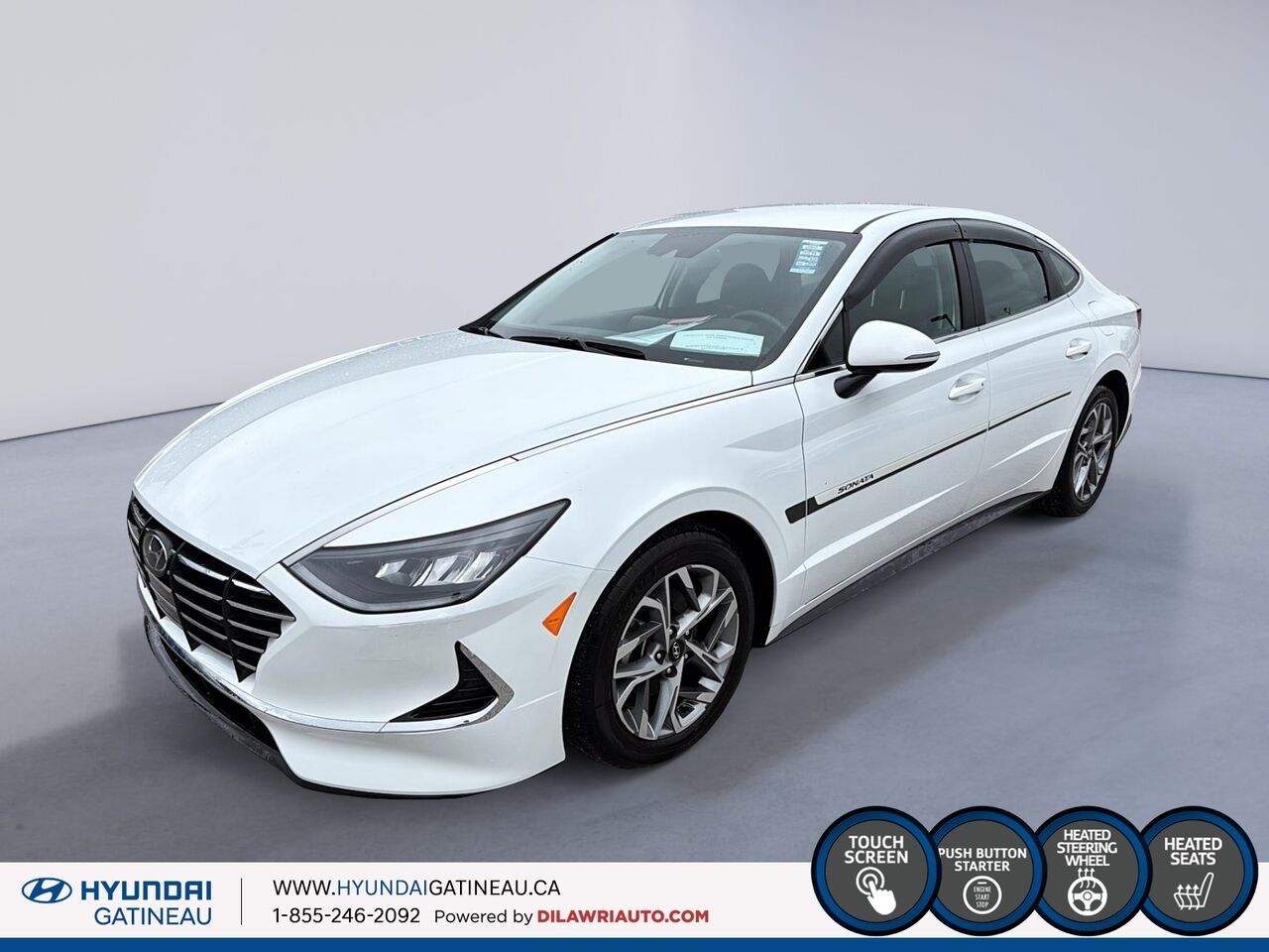White 2020 Hyundai Sonata Sedan Automatic