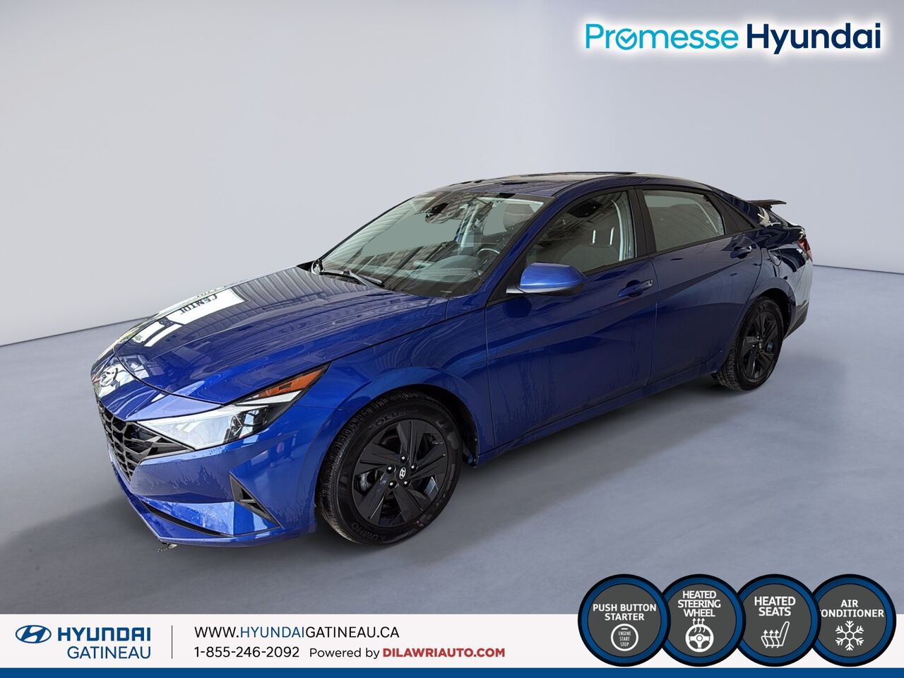 Blue 2023 Hyundai Elantra Preferred FWD Sedan