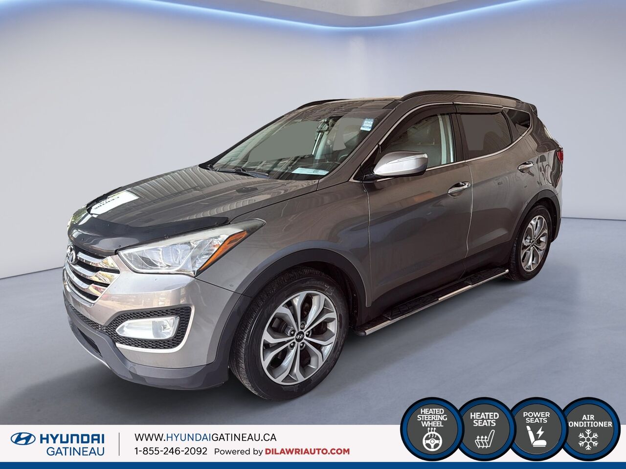 Gray 2015 Hyundai Santa Fe Sport 2.0T SE AWD SUV / Crossover Automatic