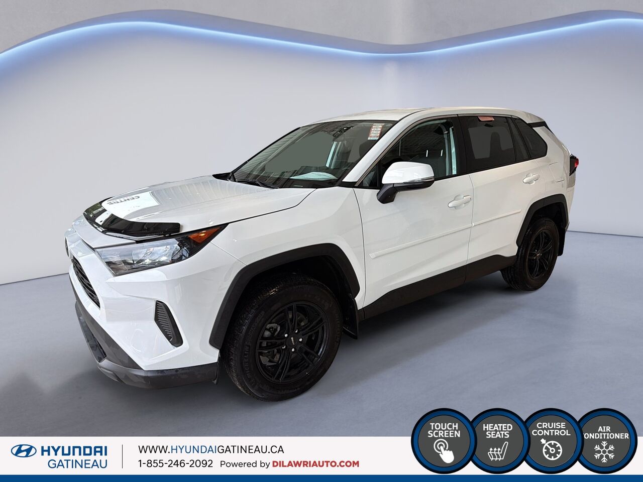 White 2022 Toyota RAV4 LE AWD SUV / Crossover All-Wheel Drive Automatic