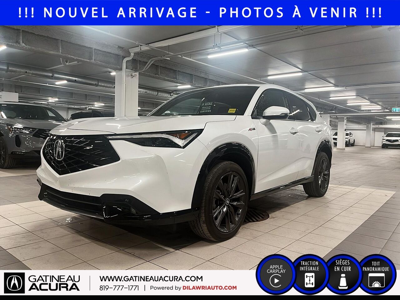 White 2025 Acura ADX SH-AWD with A-SPEC Package SUV / Crossover All-Wheel Drive Automatic