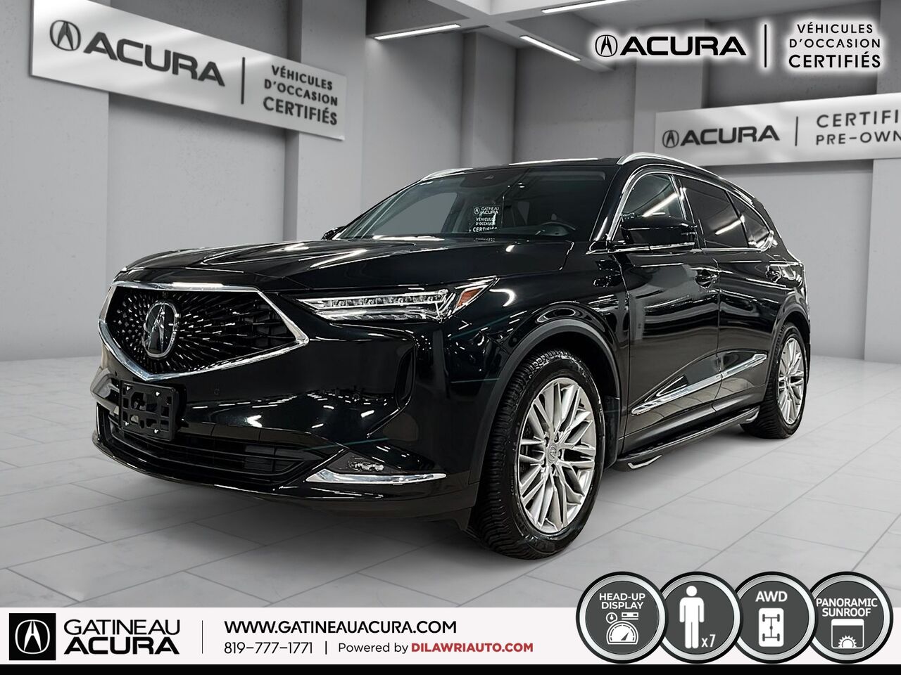 Black 2024 Acura MDX SH-AWD with Platinum Elite SUV / Crossover Automatic