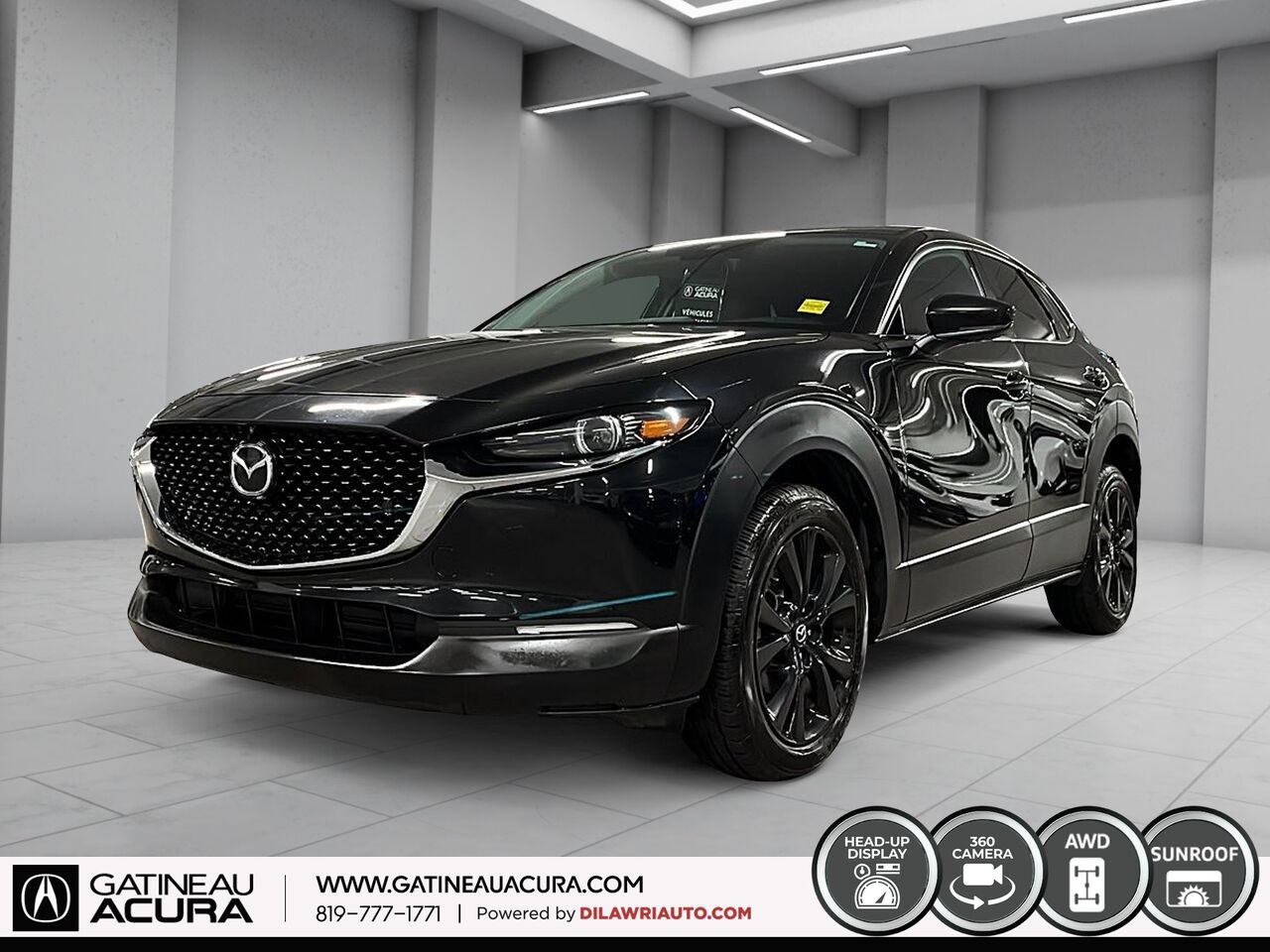 Black 2022 Mazda CX-30 GT Turbo AWD SUV / Crossover Automatic
