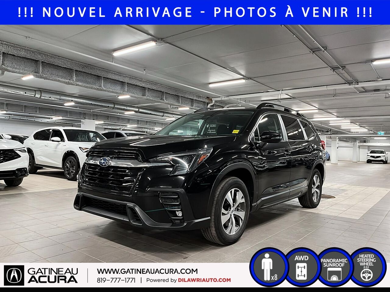 Black 2023 Subaru Ascent Touring AWD SUV / Crossover All-Wheel Drive