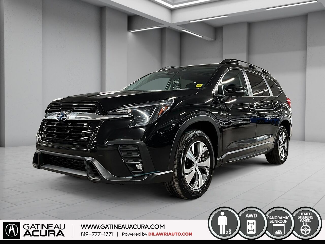 Black 2023 Subaru Ascent Touring AWD SUV / Crossover All-Wheel Drive