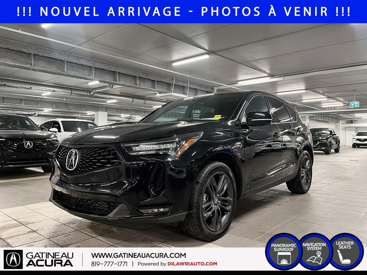 Black 2024 Acura RDX SH-AWD with A-Spec Package SUV / Crossover All-Wheel Drive Automatic