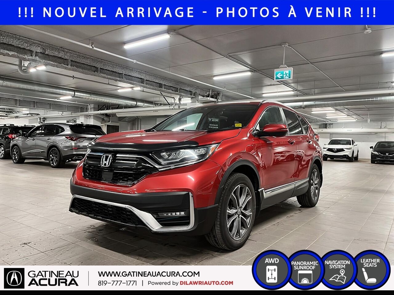 Red 2022 Honda CR-V Touring AWD SUV / Crossover All-Wheel Drive Automatic