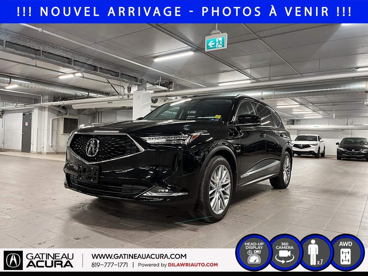 Black 2022 Acura MDX SH-AWD with Platinum Elite SUV / Crossover Automatic