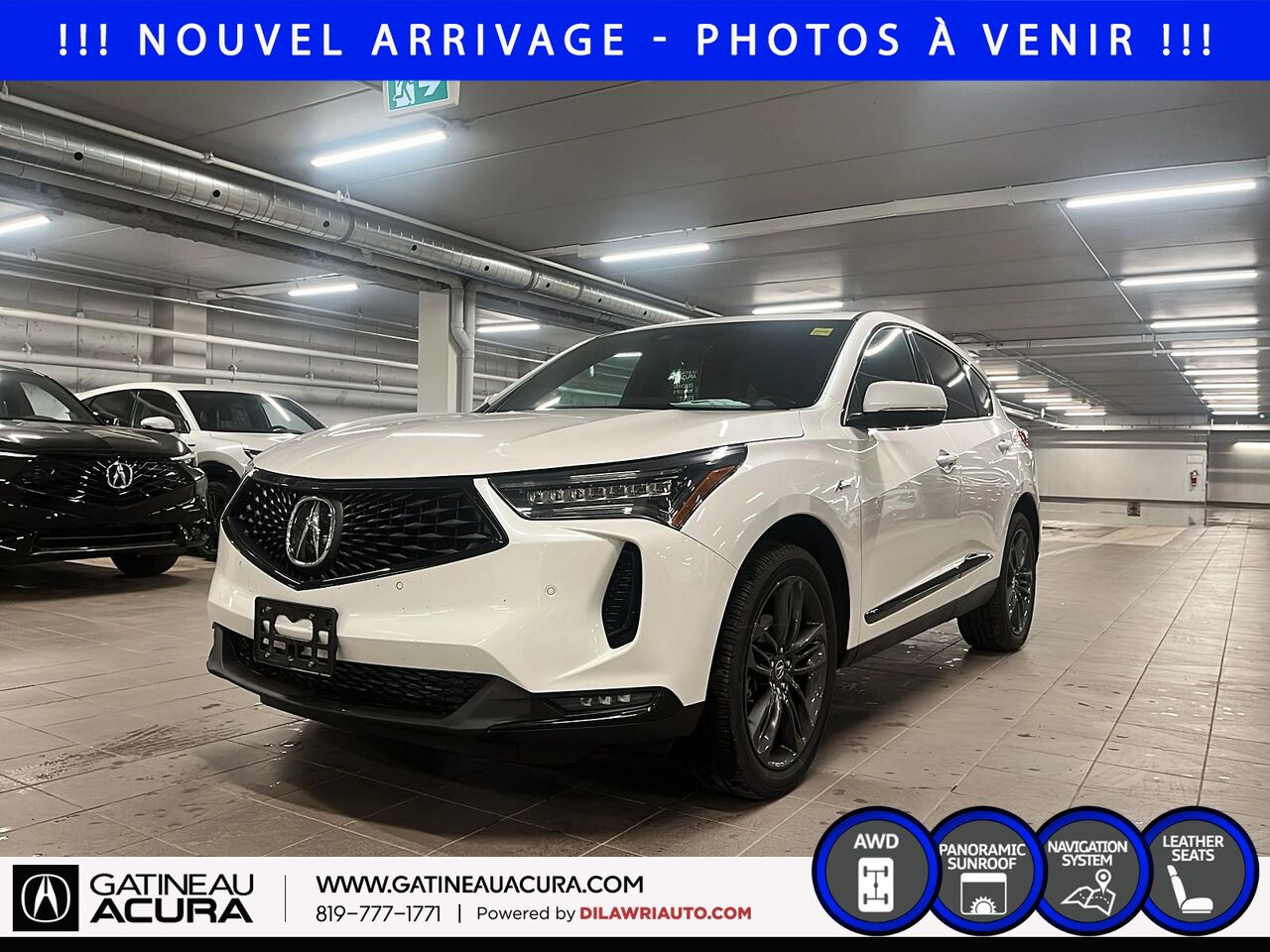 White 2024 Acura RDX SH-AWD with A-Spec Package SUV / Crossover All-Wheel Drive Automatic