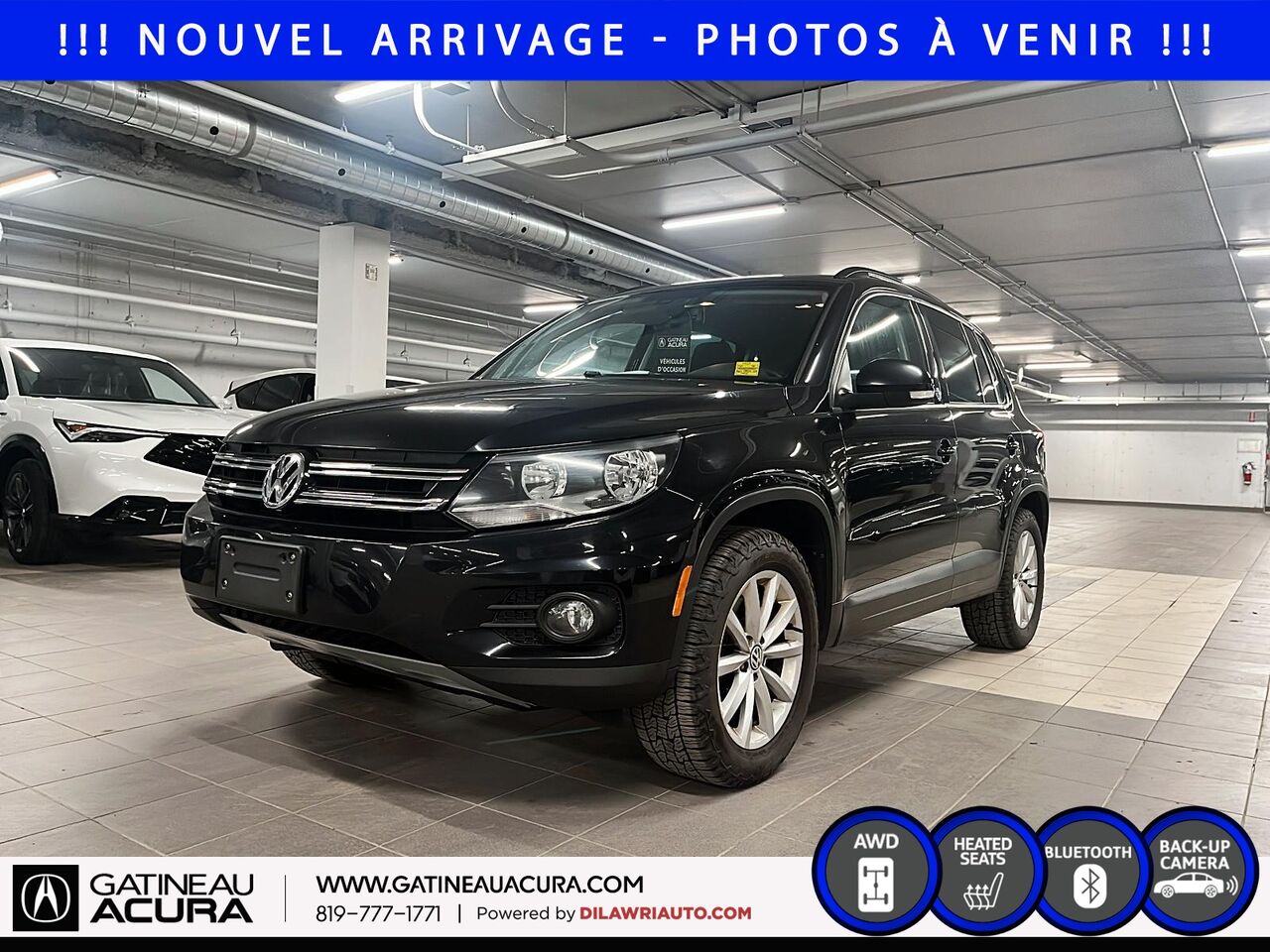 Black 2017 Volkswagen Tiguan SUV / Crossover All-Wheel Drive Automatic