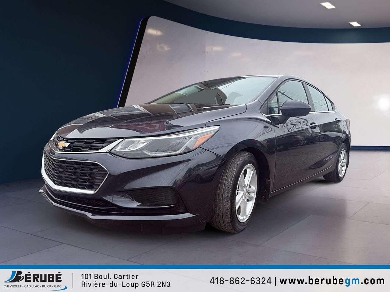 Blue 2016 Chevrolet Cruze LT Sedan FWD Sedan Front-Wheel Drive Automatic