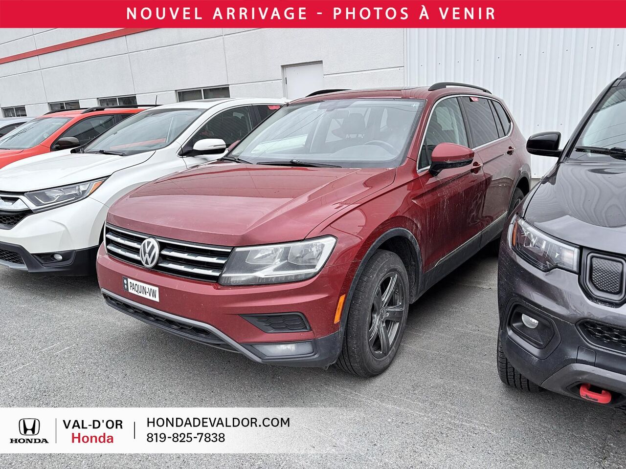 2018 Volkswagen Tiguan Comfortline AWD *Disponibilit&eacute; limit&eacute;e* Red Val-d'Or - photo #0