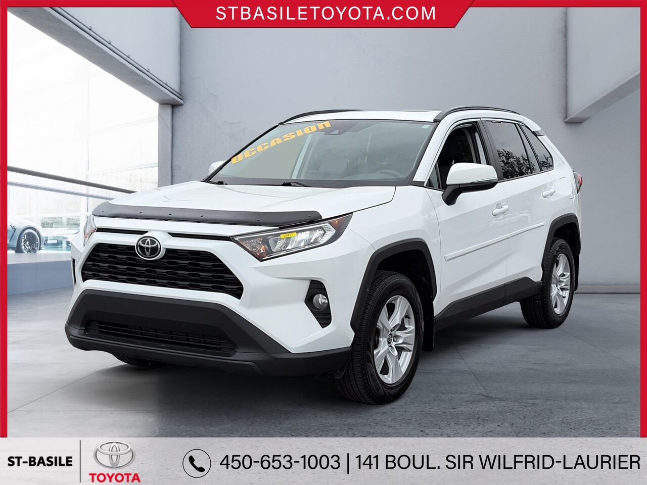 White 2021 Toyota RAV4 XLE AWD SUV / Crossover All-Wheel Drive Automatic