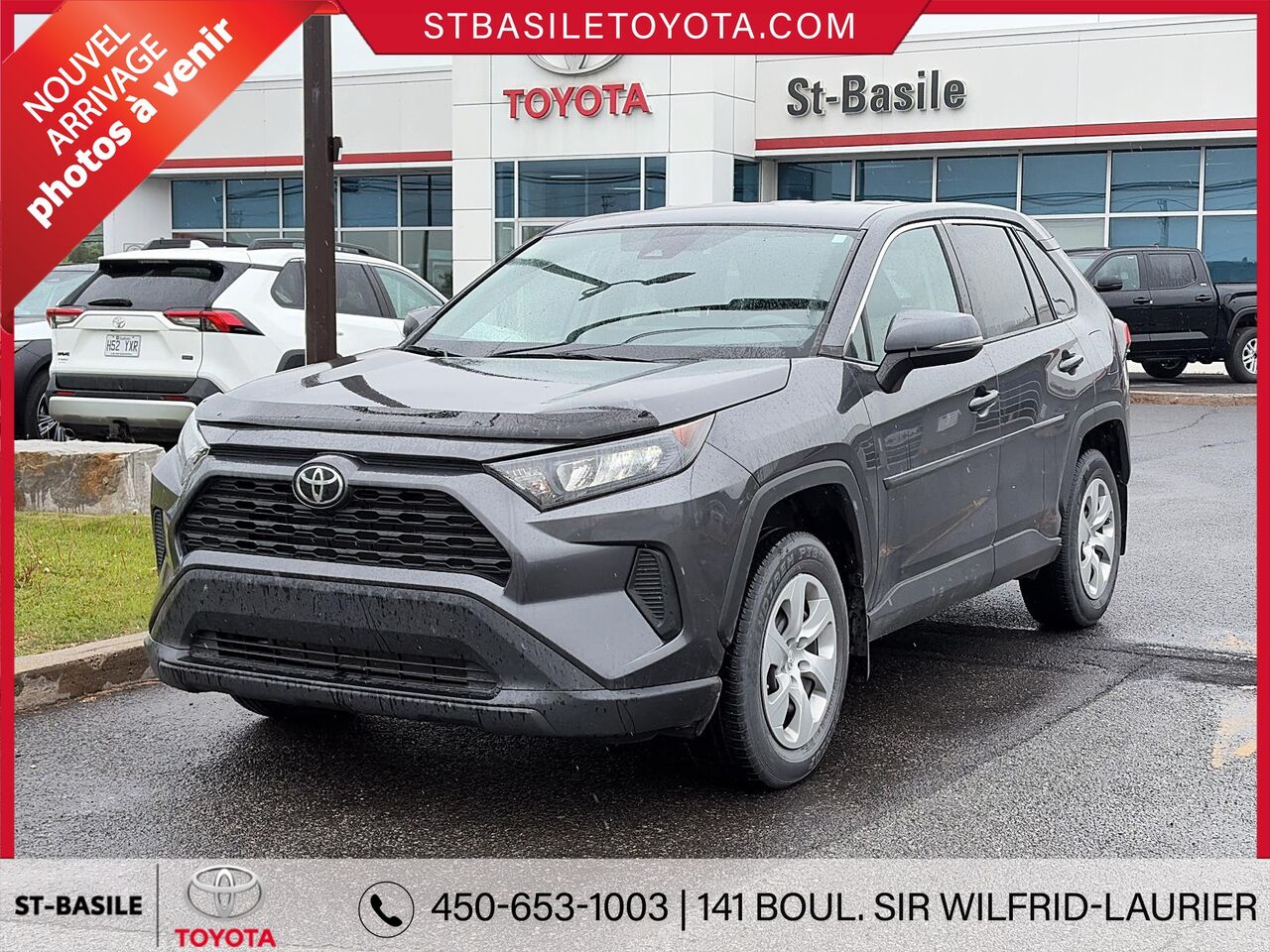 Gray 2022 Toyota RAV4 LE AWD SUV / Crossover All-Wheel Drive Automatic