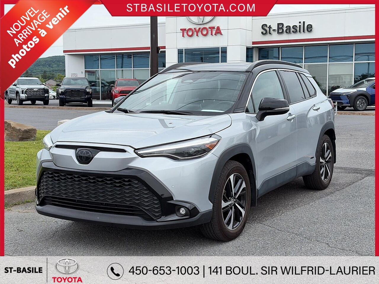 Silver 2024 Toyota Corolla Cross Hybrid XSE AWD SUV / Crossover All-Wheel Drive Automatic