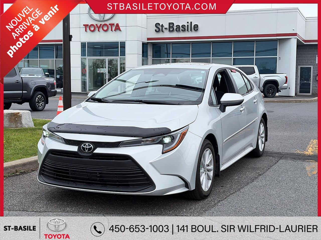 Silver 2026 Toyota Corolla LE FWD Sedan Front-Wheel Drive Automatic