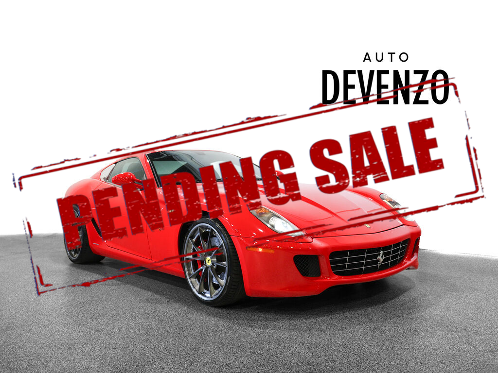 Red 2007 Ferrari 599 GTB Fiorano Coupe Rear-Wheel Drive Automatic