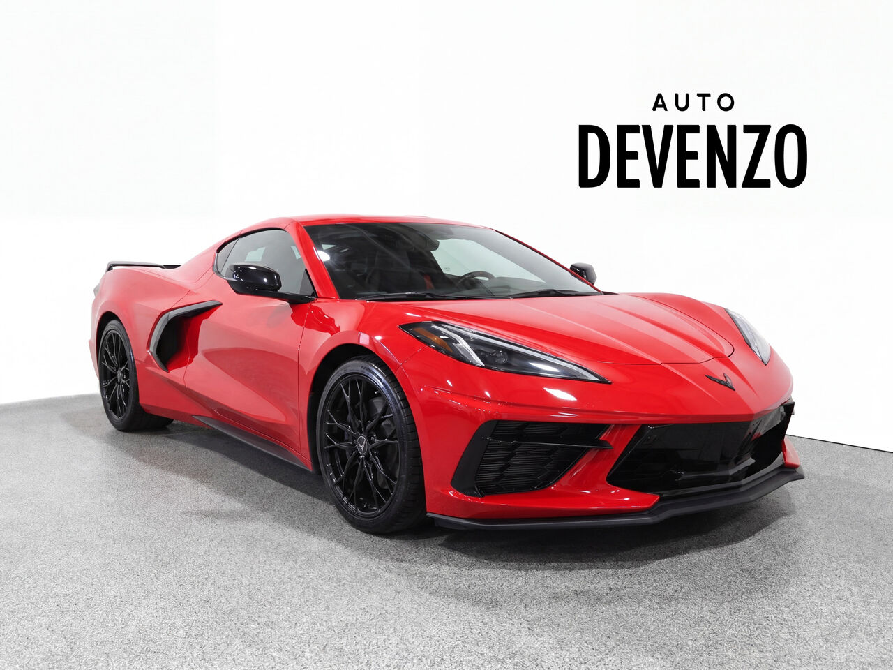 Red 2025 Chevrolet Corvette Stingray 1LT Coupe RWD Coupe Rear-Wheel Drive Automatic