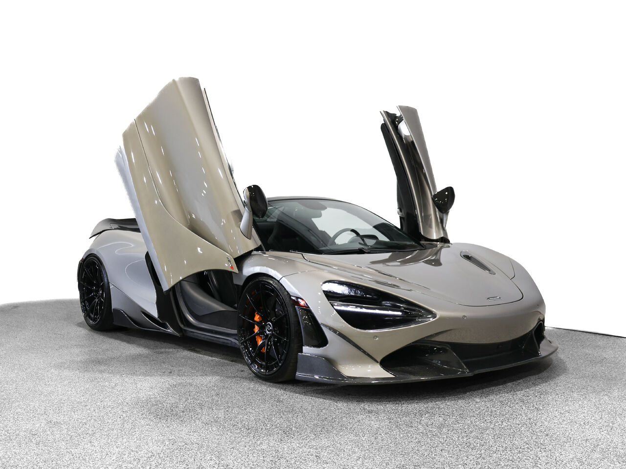 Gray 2020 McLaren 720S Performance Spider RWD Convertible Rear-Wheel Drive Automatic