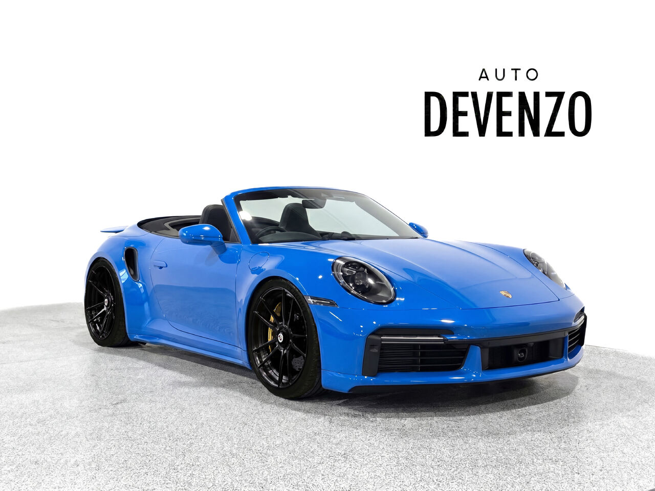 Blue 2023 Porsche 911 Turbo S Cabriolet AWD Convertible All-Wheel Drive Automatic