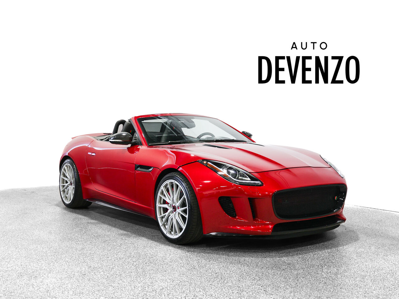 Red 2014 Jaguar F-TYPE S V8 Convertible RWD Convertible Rear-Wheel Drive Automatic