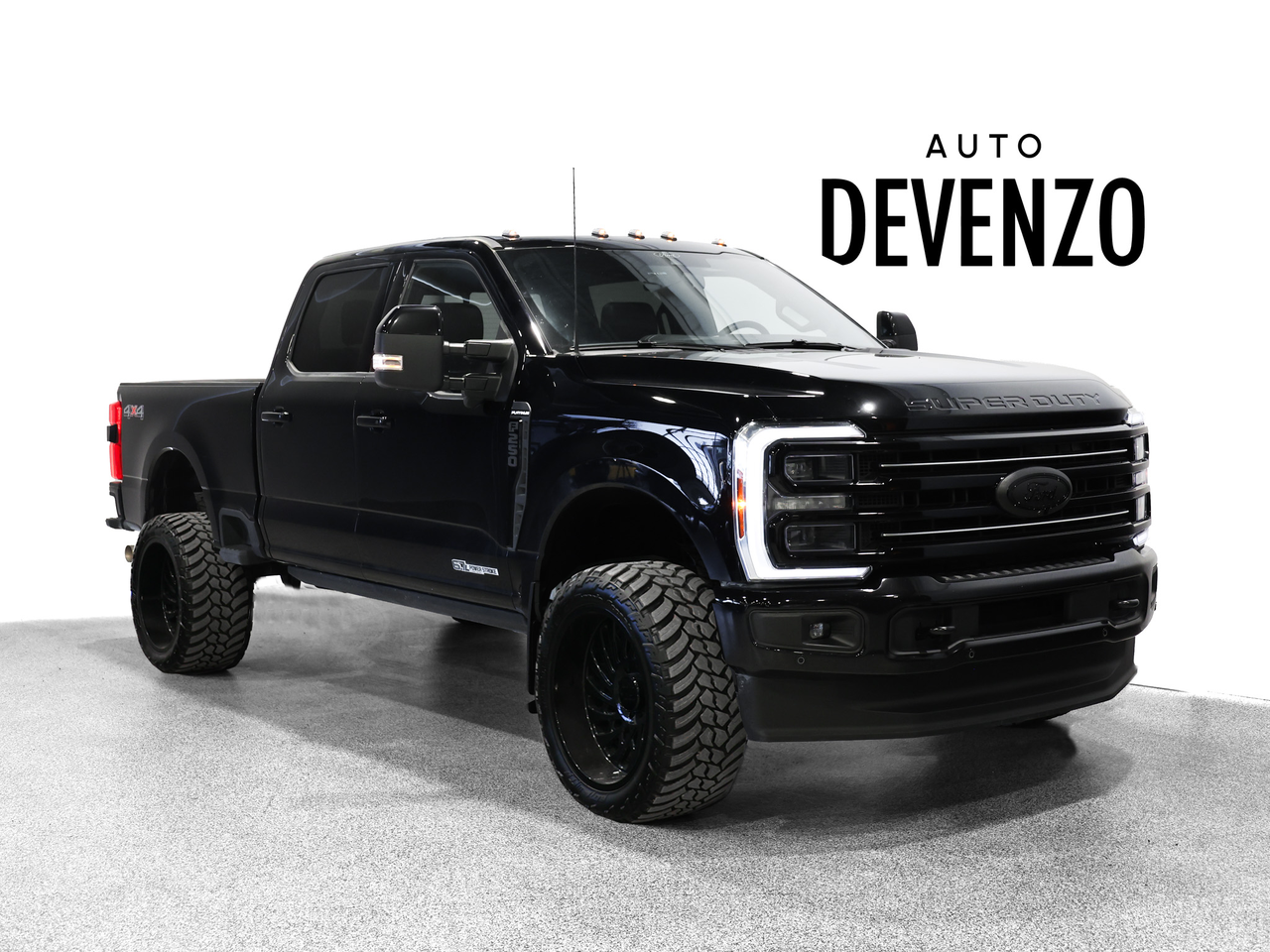Black 2025 Ford F-250 Super Duty Pickup Truck Four-Wheel Drive Automatic
