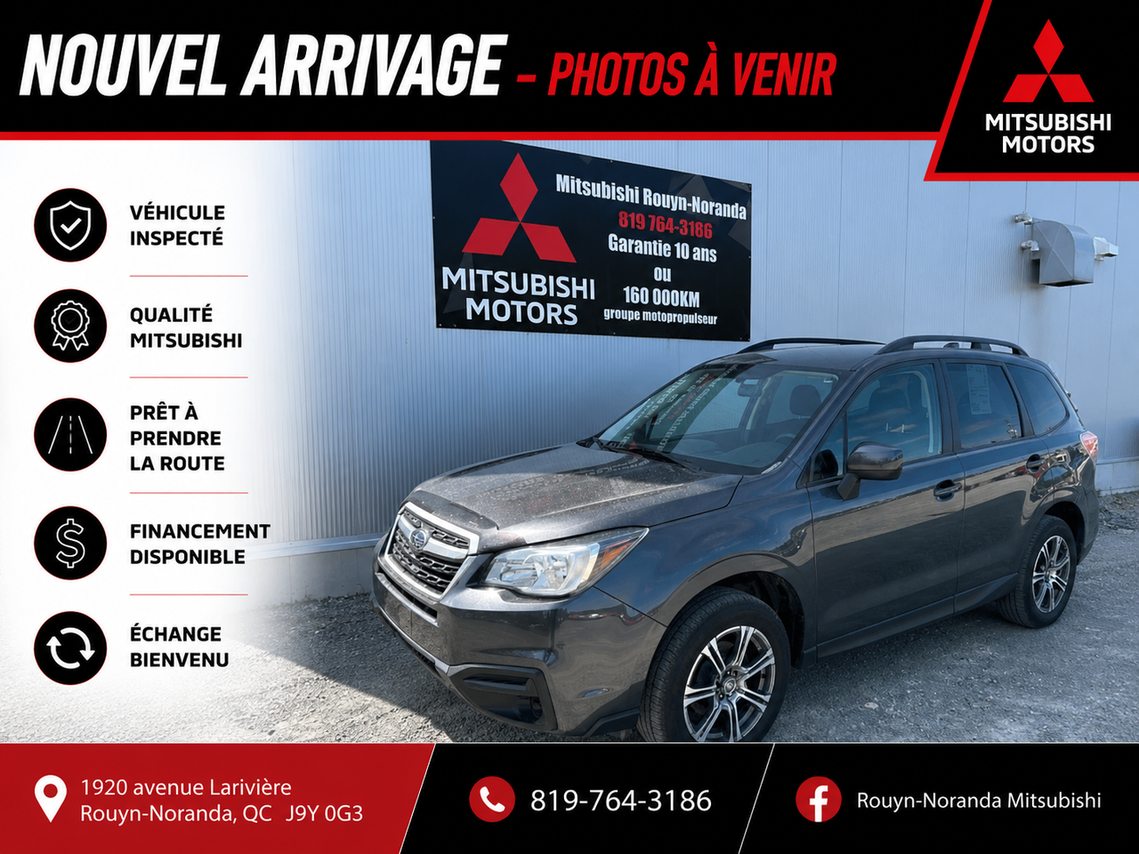 2018 Subaru Forester à vendre à Rouyn-Noranda