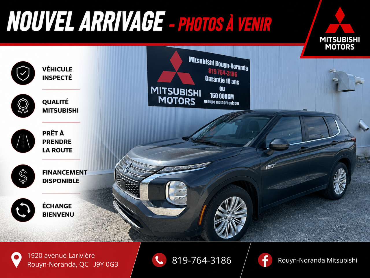 2024 Mitsubishi Outlander PHEV à vendre à Rouyn-Noranda