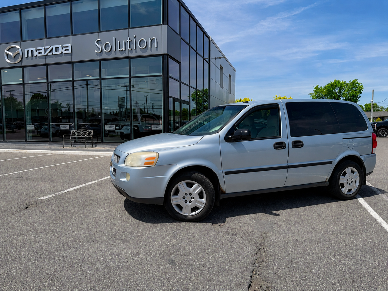 Blue 2007 Chevrolet Uplander LS FWD Minivan Front-Wheel Drive Automatic