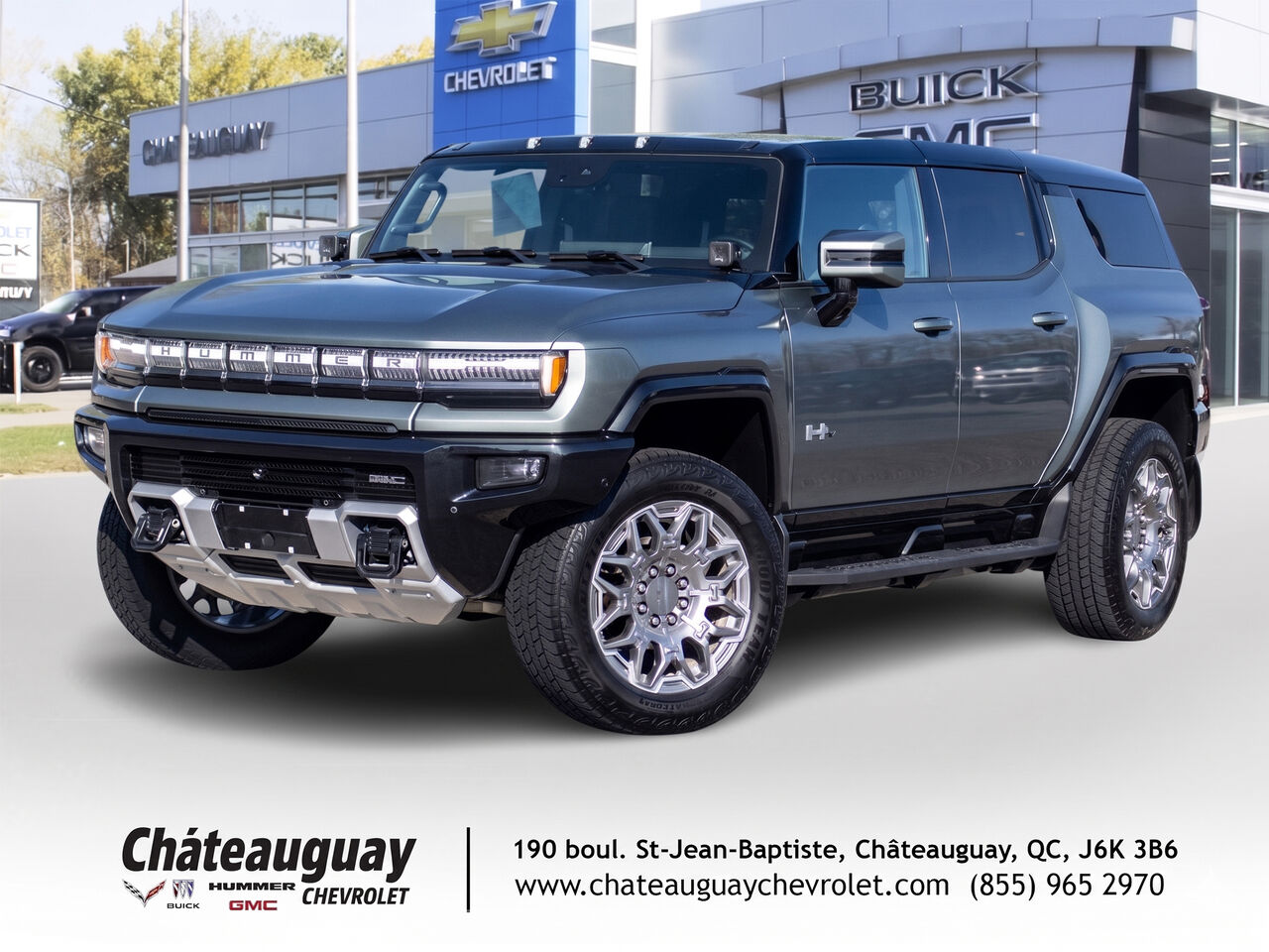 Green 2024 GMC Hummer EV SUV 3X AWD SUV / Crossover All-Wheel Drive Automatic