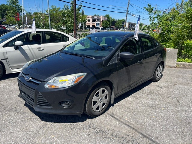 Black 2014 Ford Focus S Sedan Front-Wheel Drive Manual