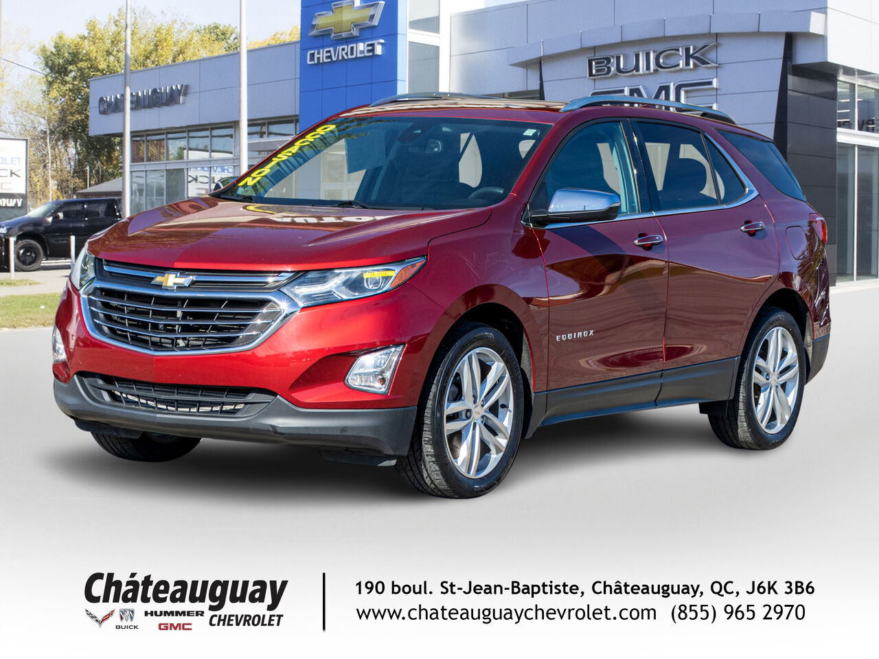 Red 2018 Chevrolet Equinox 1.5T Premier AWD SUV / Crossover Four-Wheel Drive Automatic