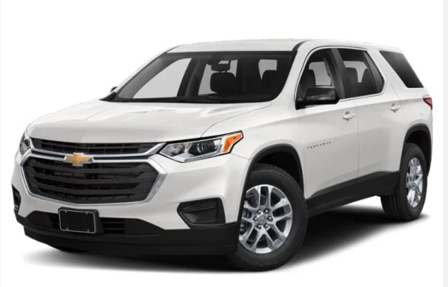 White 2021 Chevrolet Traverse LT Cloth AWD SUV / Crossover Four-Wheel Drive Automatic