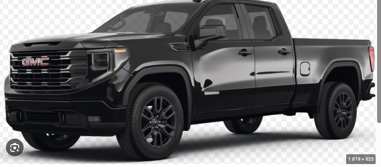 Black 2023 GMC Sierra 1500 Elevation Crew Cab 4WD Pickup Truck Four-Wheel Drive Automatic