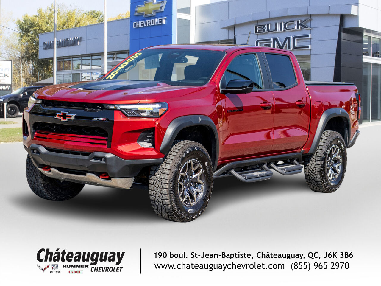 Red 2025 Chevrolet Colorado Pickup Truck Four-Wheel Drive Automatic
