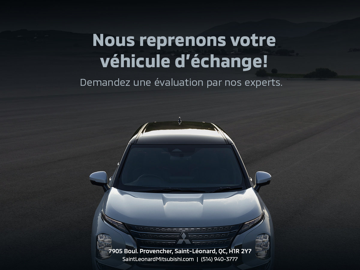 Light Grey Rvr 2024 Mitsubishi RVR pre-owned for sale in Montreal, starting at $23,480