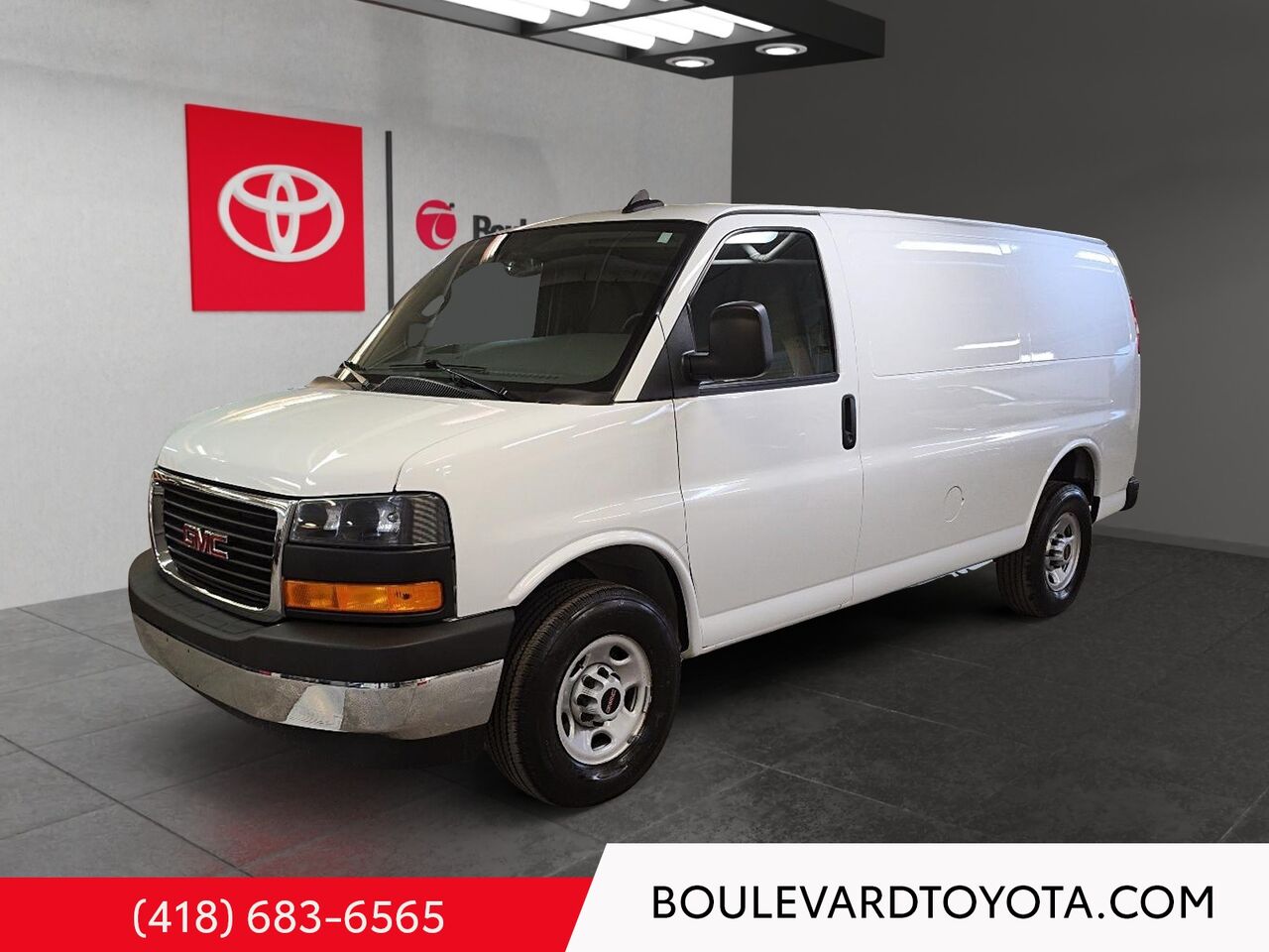 White 2024 GMC Savana Cargo 2500 RWD Van Rear-Wheel Drive Automatic