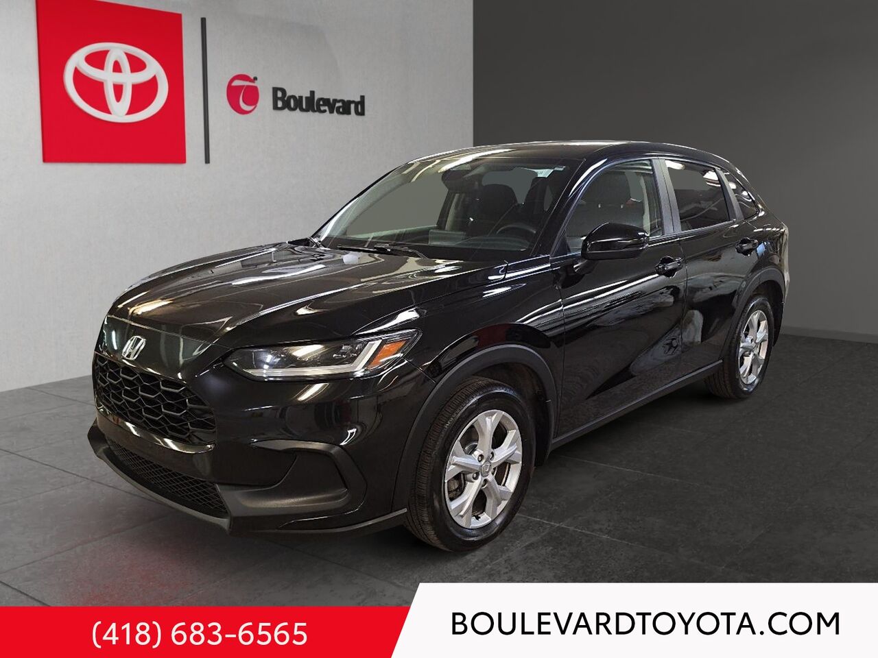 Black 2023 Honda HR-V SUV / Crossover Front-Wheel Drive Continuously Variable Transmission