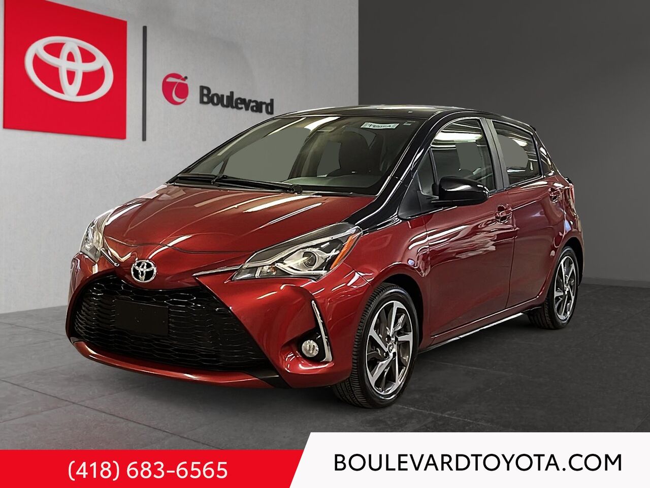 Red 2019 Toyota Yaris Hatchback Automatic