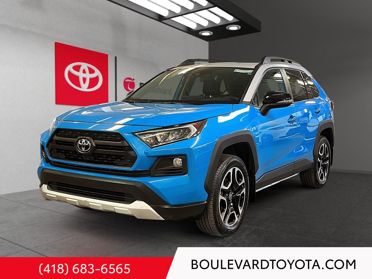 Blue 2021 Toyota RAV4 SUV / Crossover All-Wheel Drive Automatic