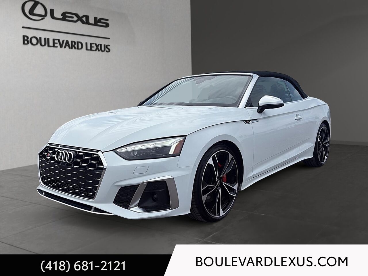 White 2022 Audi S5 3.0 TFSI quattro Technik Convertible AWD Convertible Automatic