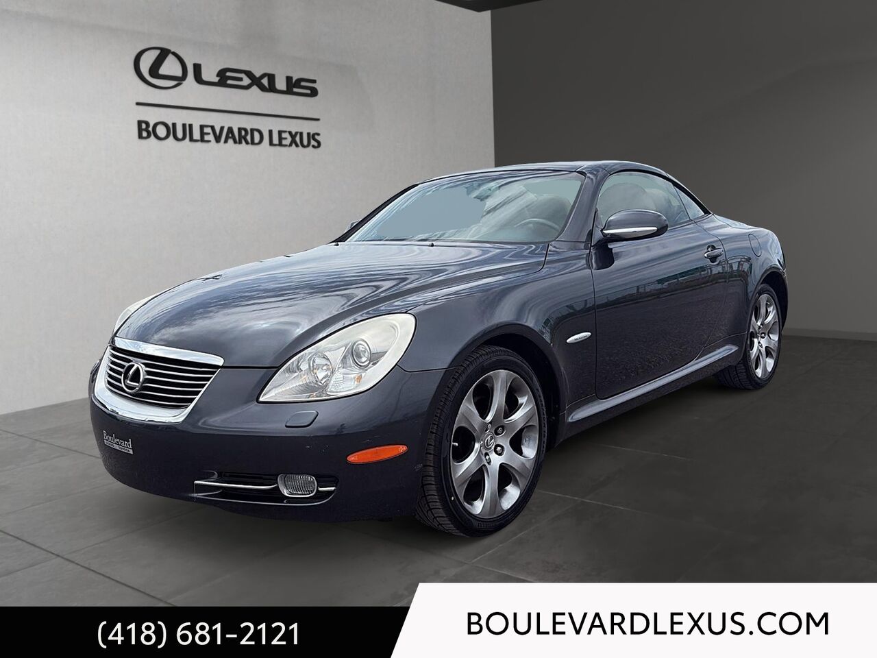 Gray 2008 Lexus SC 430 RWD Convertible Rear-Wheel Drive Automatic