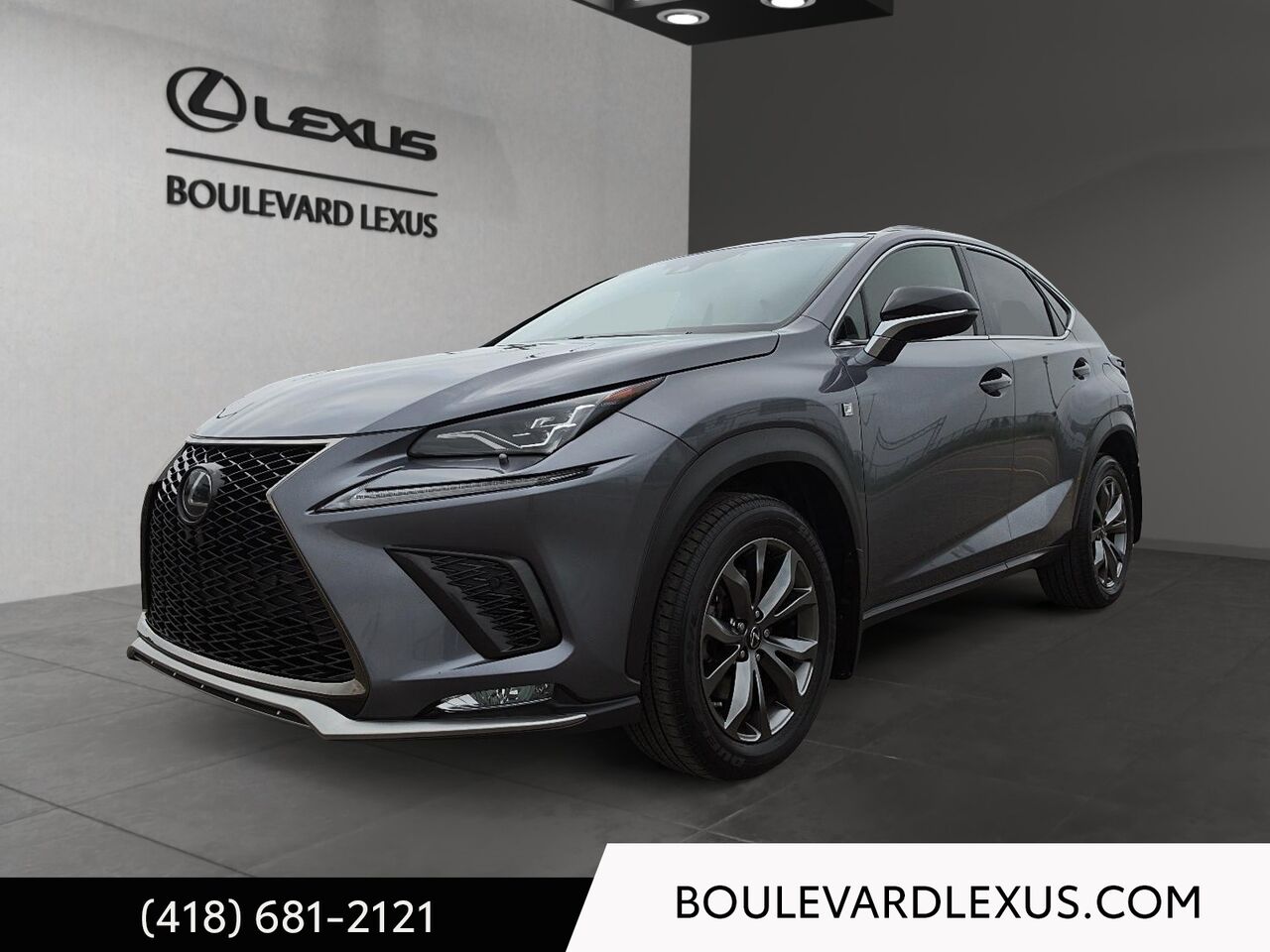 Gray 2020 Lexus NX SUV / Crossover All-Wheel Drive Automatic