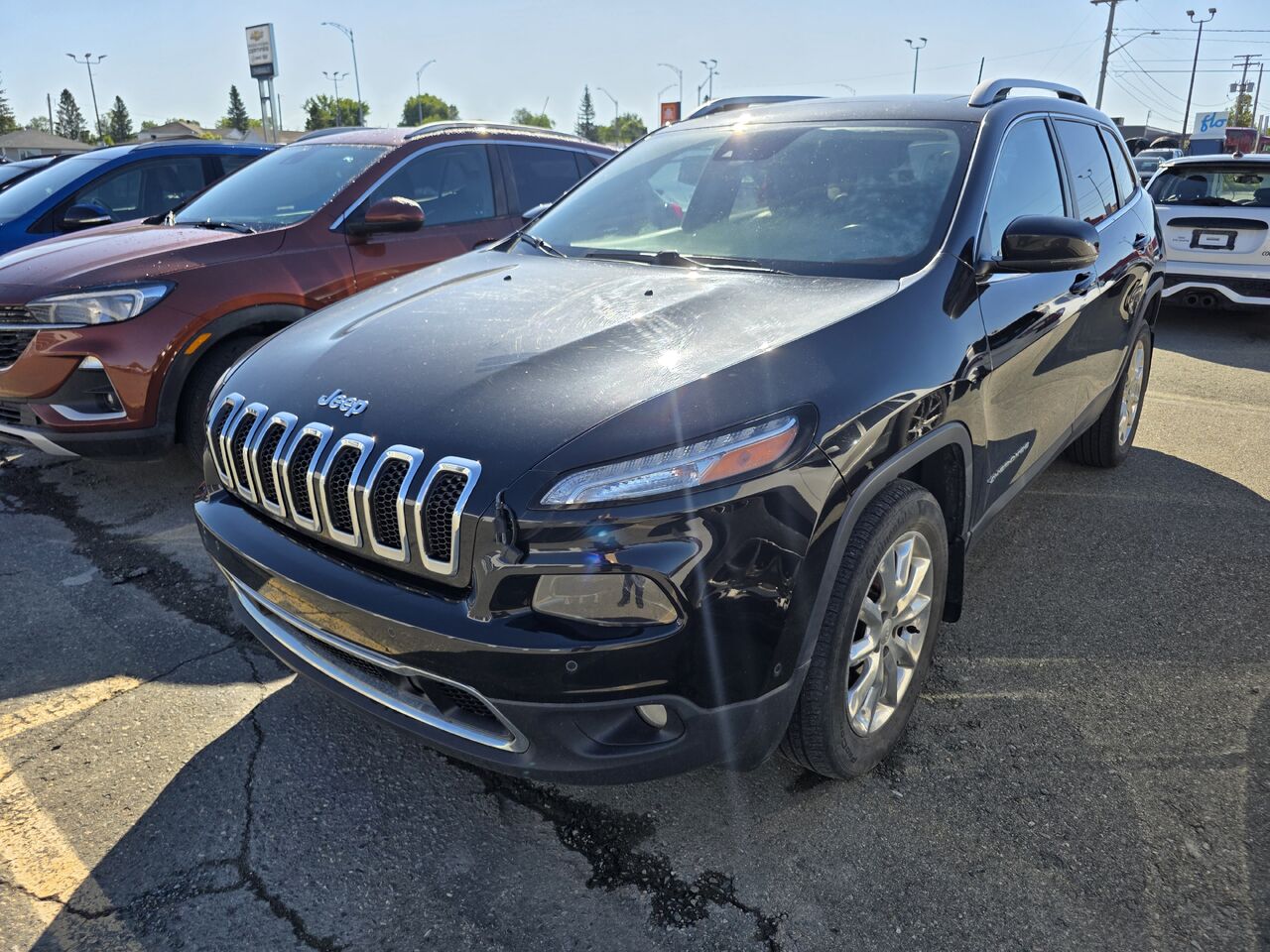 2017 Jeep Cherokee Limited Black Rouyn-Noranda - photo #0