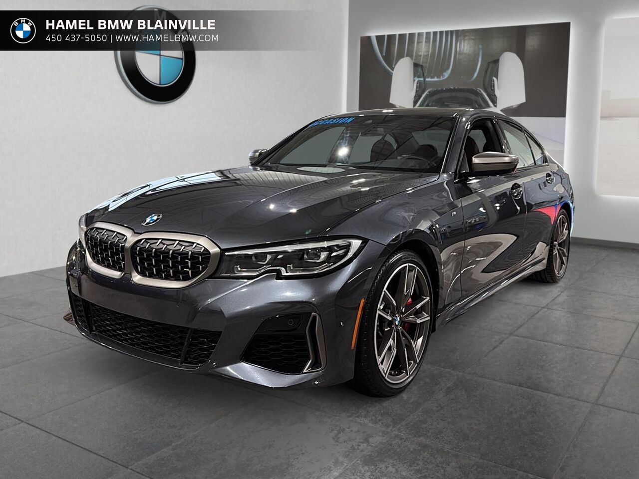 Gray 2022 BMW 3 Series M340i xDrive AWD Sedan All-Wheel Drive Automatic